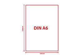 Broschüre klebegebunden, DIN-A6, Umschlag 6-seitig, 84 Seiten Inhalt Format DIN A6