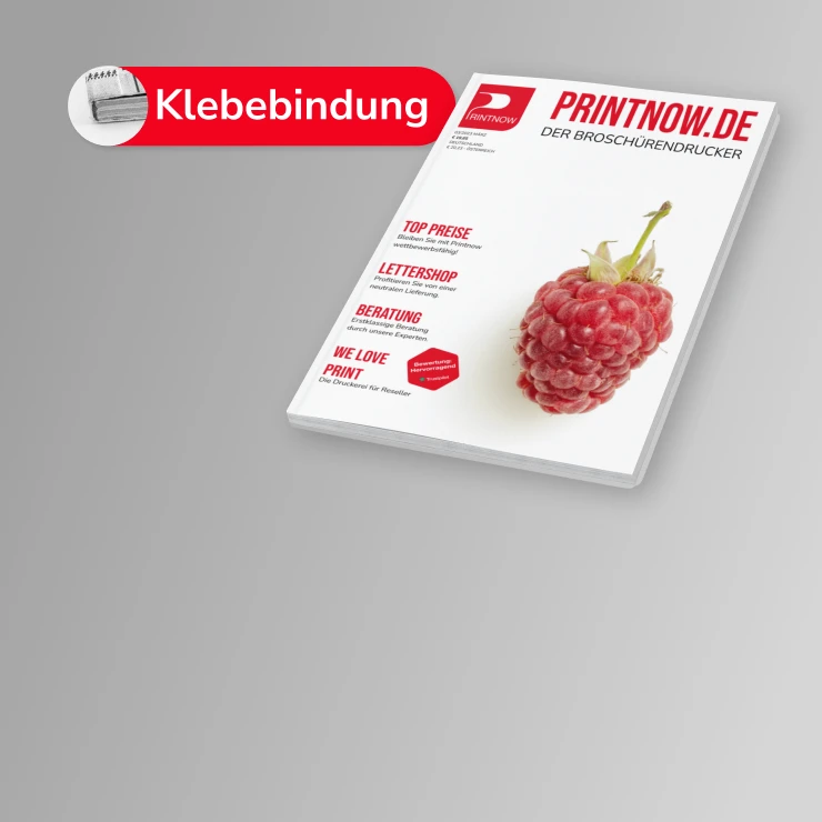 Broschüren klebegebunden